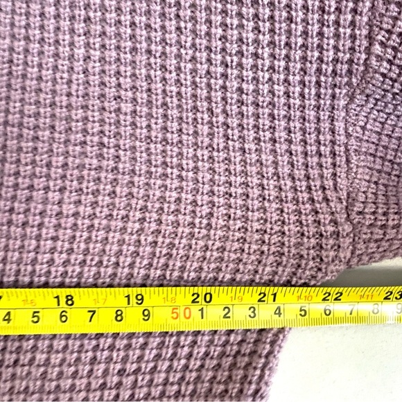 Kersh Women's Merino Wool Blend Sweater Purple M Colorblock Minimalist Oversized - Picture 4 of 7